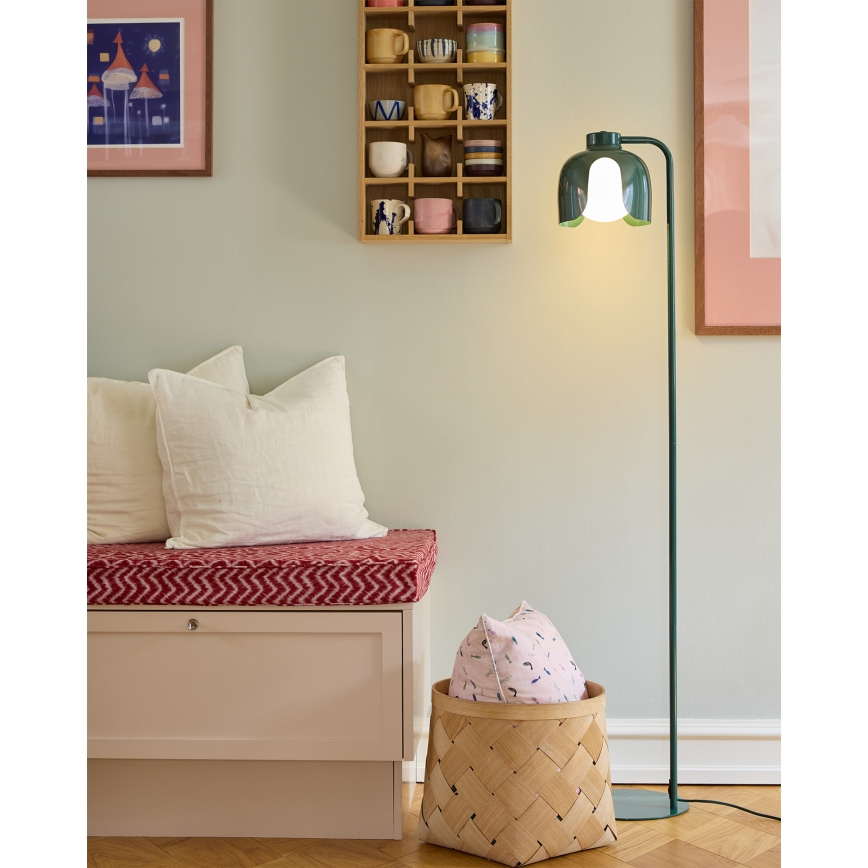 Osram - Pastatomas grindinis šviestuvas DECOR COROLLE 1xE27/15W/230V žalias