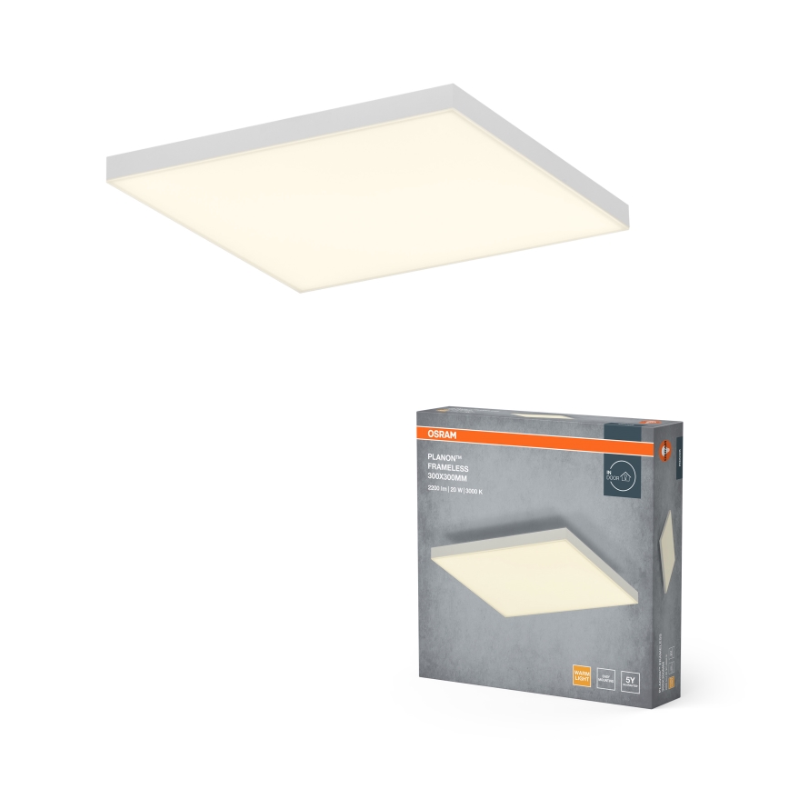 Osram - Paviršinė LED panelė PLANON LED/20W/230V 3000K 30x30 cm balta
