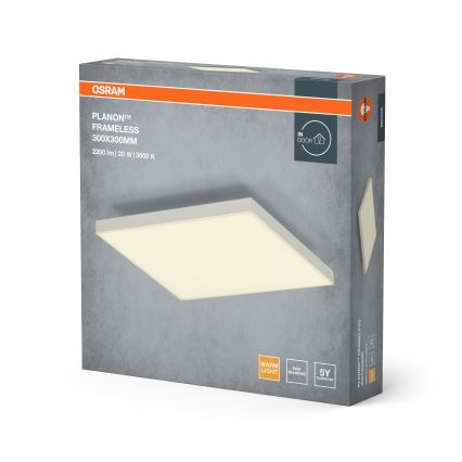 Osram - Paviršinė LED panelė PLANON LED/20W/230V 3000K 30x30 cm balta