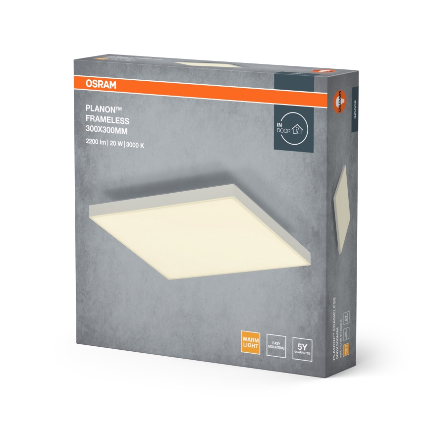Osram - Paviršinė LED panelė PLANON LED/20W/230V 3000K 30x30 cm balta