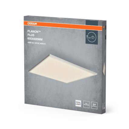 Osram - paviršinė LED panelė PLANON LED/40W/230V 4000K 60x60 cm balta