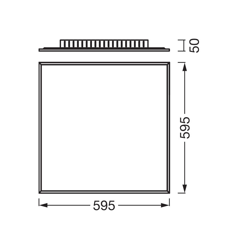 Osram - paviršinė LED panelė PLANON LED/40W/230V 4000K 60x60 cm balta