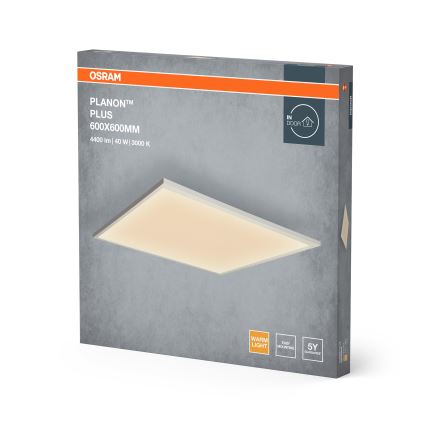 Osram - Paviršinė LED panelė PLANON LED/40W/230V 59,5x59,5 cm balta