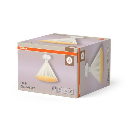 Osram - Paviršinis lubų šviestuvas PULP 1xE27/9W/230V skers. 31 cm