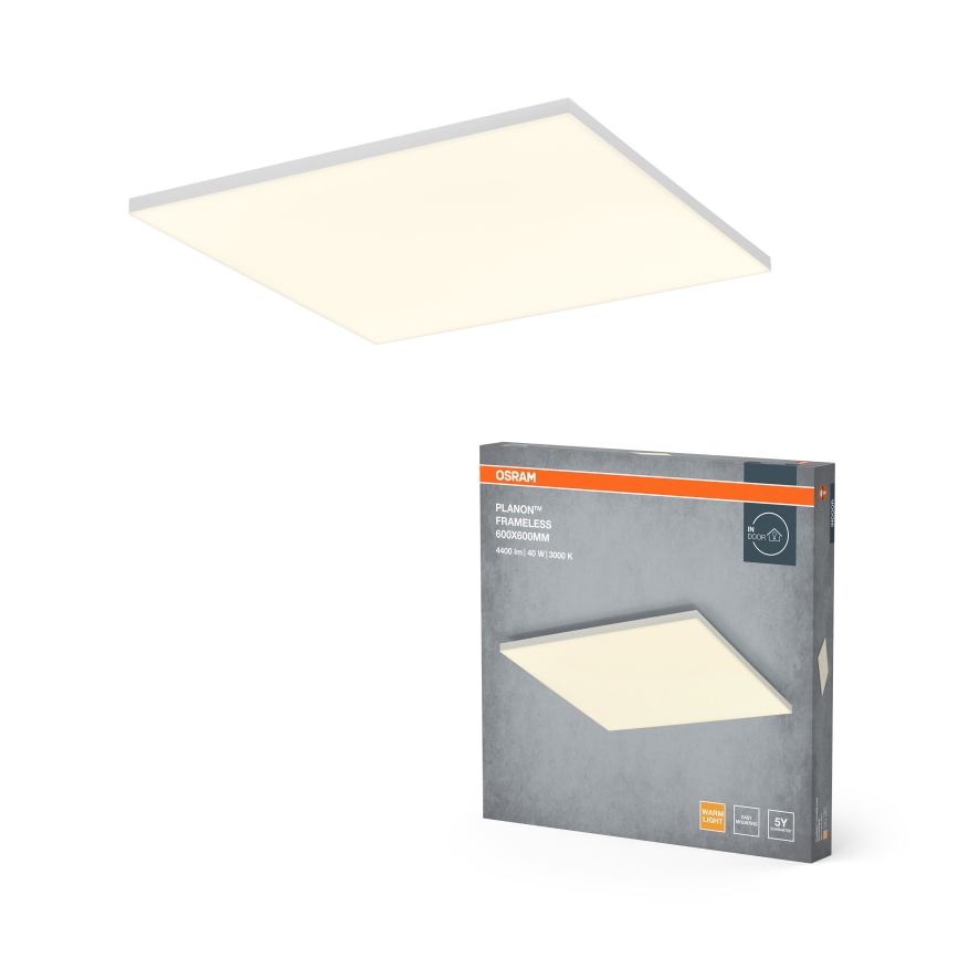 Osram - PLANON paviršinė LED panelė 40W/230V 3000K 60x60 cm balta