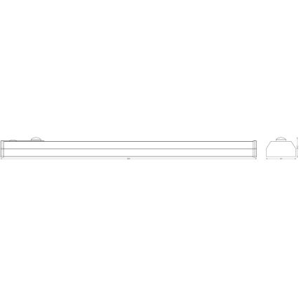Osram - po spintelės montuojamas LED šviestuvas su jutikliu MOBILE LED/1W/3,7V 500 mAh 20 cm