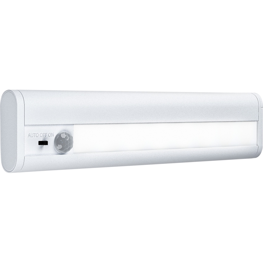 Osram - LINEARLED LED šviestuvas po spintelės su judesio ir sutemų jutikliu LED/1,9W/6V 4xAA 4000K 21,4 cm balta