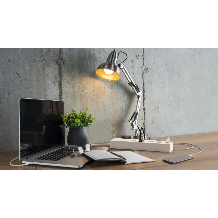 Osram - Prailginimo laidas SMART+ 4Z F tipo + 2xUSB-A + 2xUSB-C Wi-Fi
