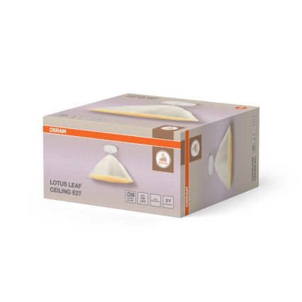 Osram - Prie lubų montuojamas šviestuvas LOTUS LEAF 1xE27/9W/230V skersm. 39,6 cm
