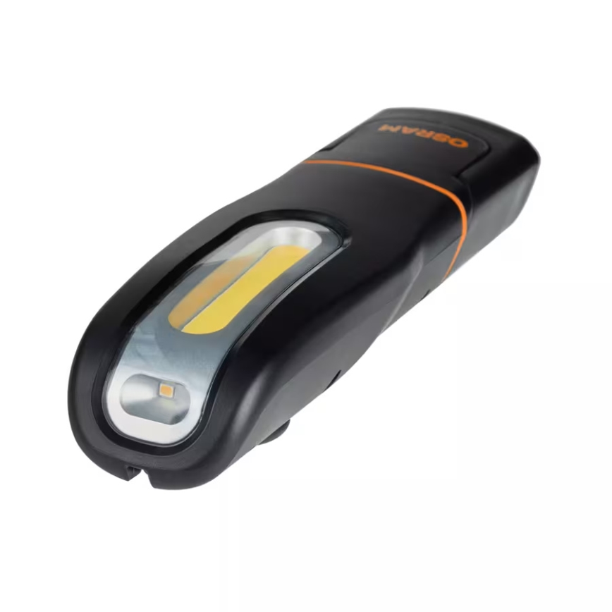 Osram - reguliuojamo ryškumo įkraunamas LED žibintuvėlis LEDINSPECT MINI250, LED/7W/3,7V, IP65, 2000 mAh