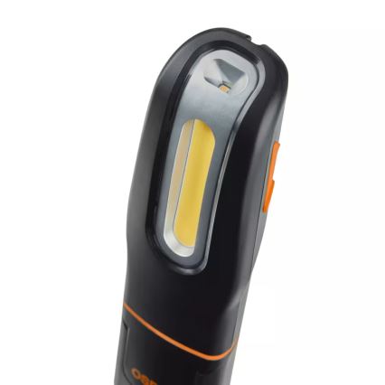Osram - reguliuojamo ryškumo įkraunamas LED žibintuvėlis LEDINSPECT MINI250, LED/7W/3,7V, IP65, 2000 mAh