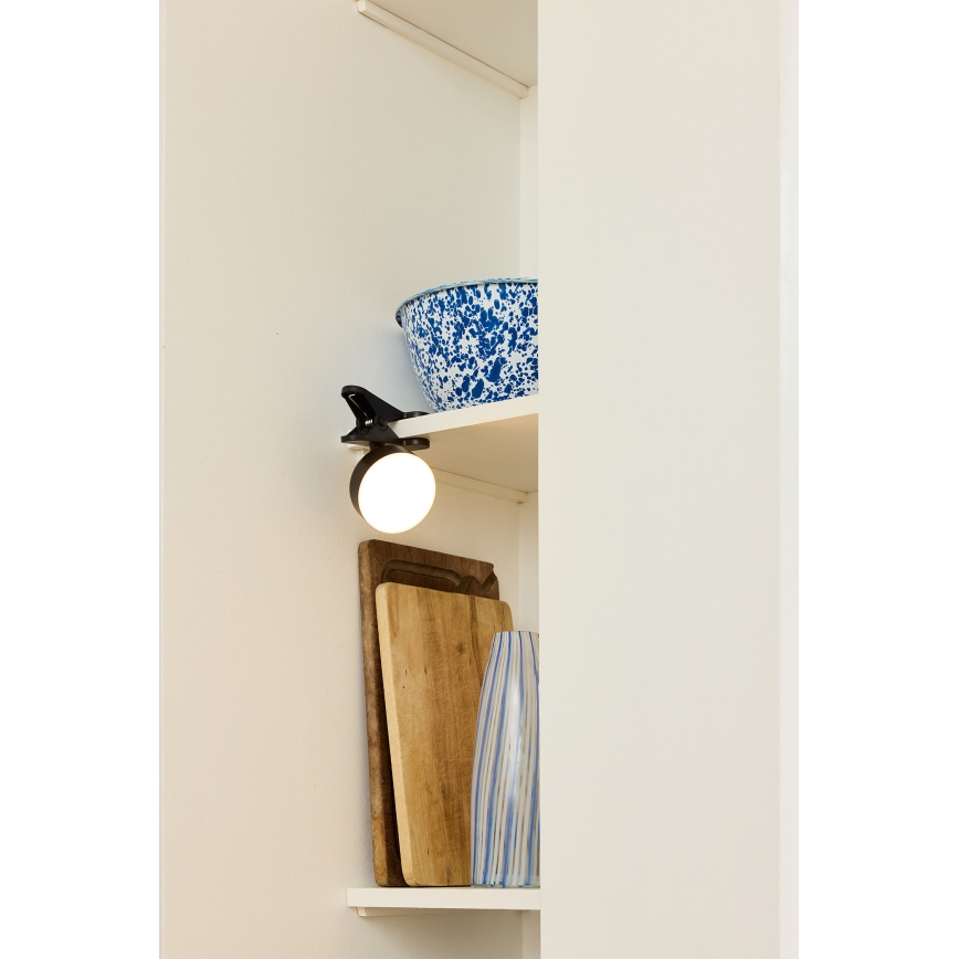 Osram - reguliuojama, įkraunama LED stalinė lempa 3 viename DECOR HELPER LED/1,8W/5V juoda