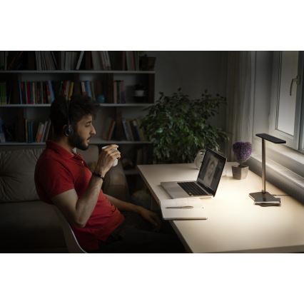 Osram - dimeriuojamas LED stalinis šviestuvas OFFICE LINE LED/17W/230V 3000/4000/6500K juoda