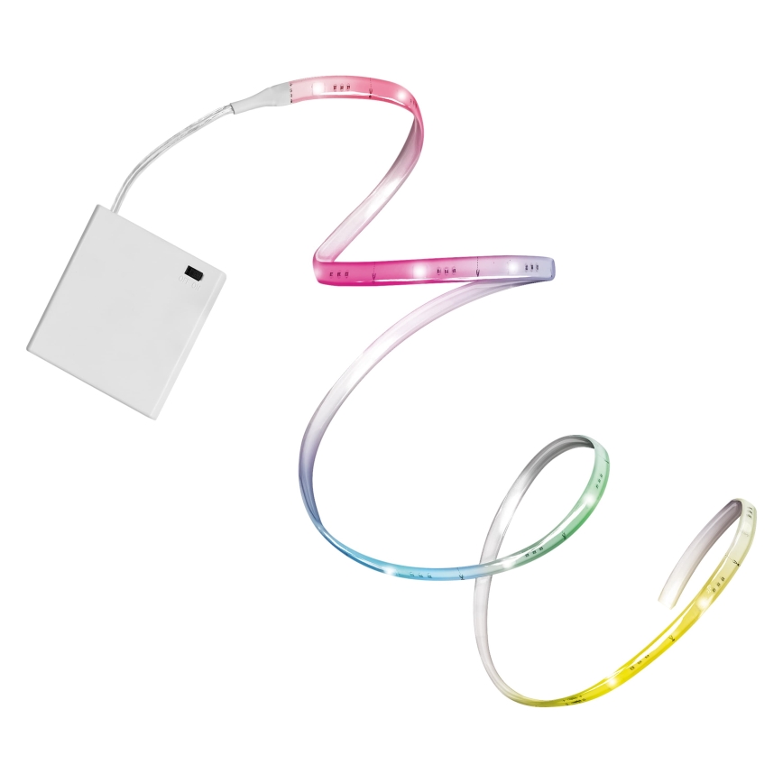 Osram - LED RGB Reguliuojama juosta FLEX BATTERY 5m LED/5W/4xAA + nuotolinio valdymo pultas