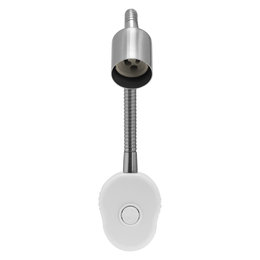 Osram - Reguliuojama sieninė lempa PLUG TUBE FLEX 1xGU10/5W/230V matinis chromas/balta