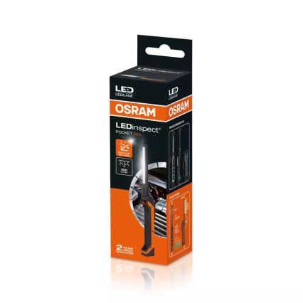 Osram - Įkraunamas reguliuojamo ryškumo LED kišeninis žibintuvėlis LEDINSPECT POCKET200 LED/2W/3,7V IP54
