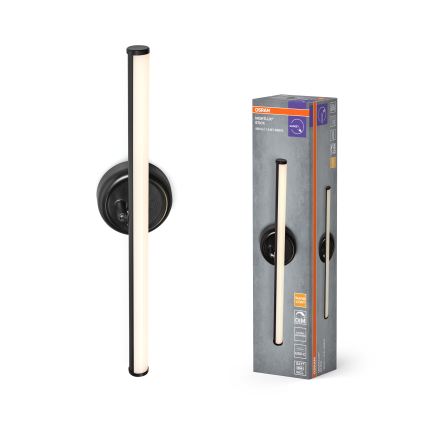 Osram - įkraunamas jutiklinis LED sieninis šviestuvas NIGHTLUX su reguliuojamu ryškumu LED/1,8W/5V juodas