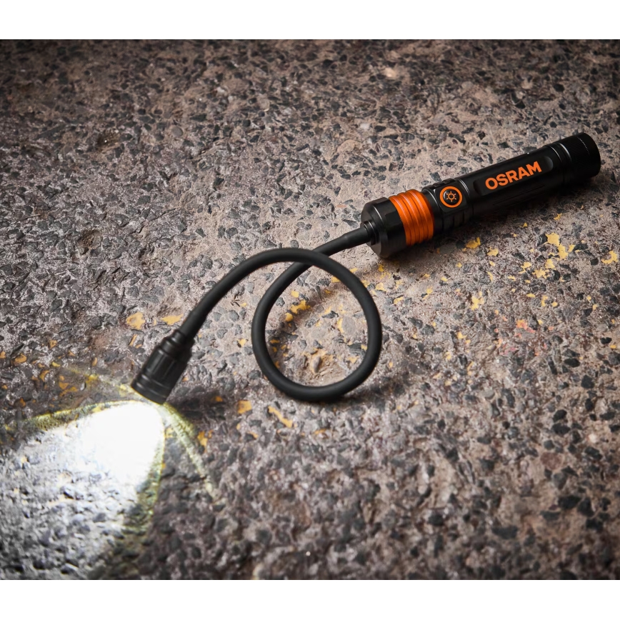 Osram - reguliuojamo ryškumo automobilinė apžiūros LED žibintuvė 3 viename LEDINSPECT LED/5W/5V 4000 mAh