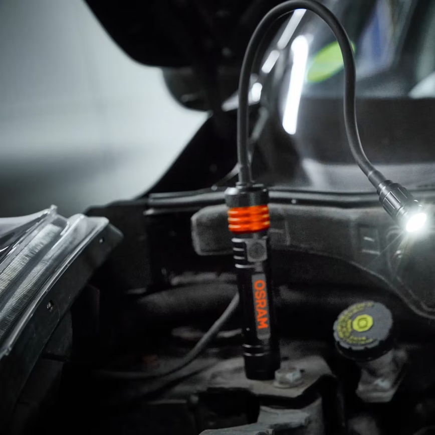 Osram - reguliuojamo ryškumo automobilinė apžiūros LED žibintuvė 3 viename LEDINSPECT LED/5W/5V 4000 mAh