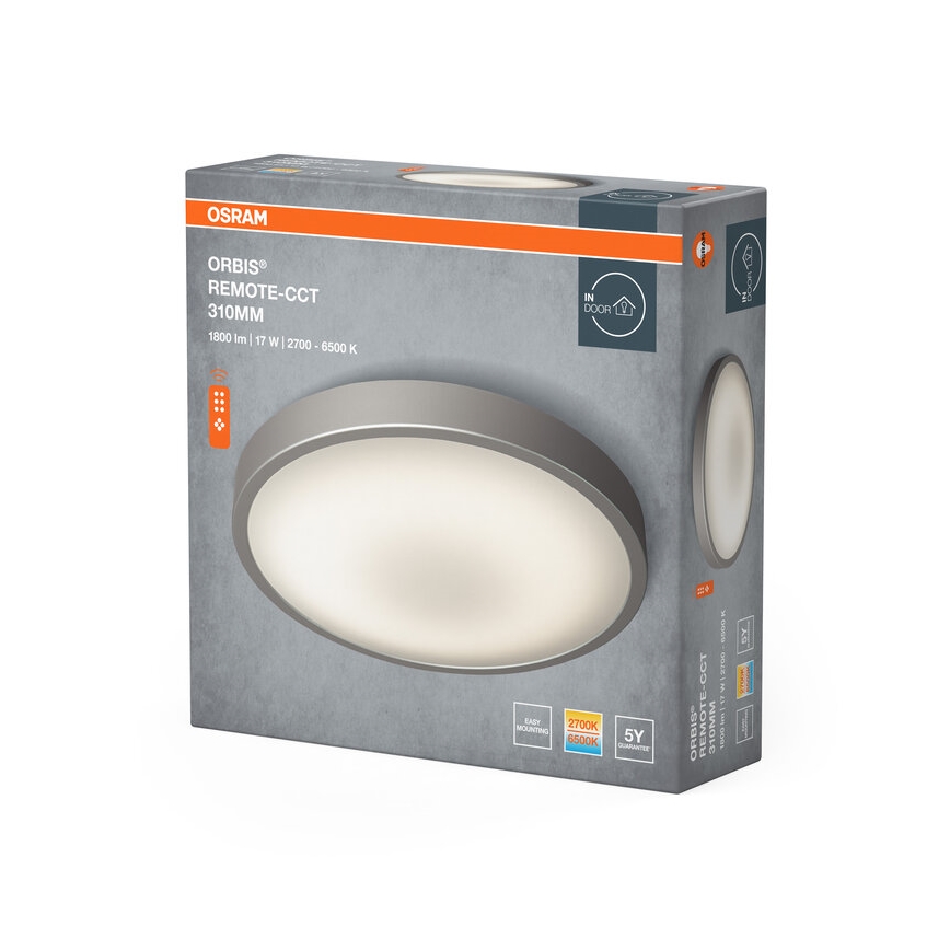 Osram - Dimeriuojamas LED lubinis šviestuvas ORBIS LED/17W/230V 2700-6500 skersm. 31 cm + nuotolinis valdymas