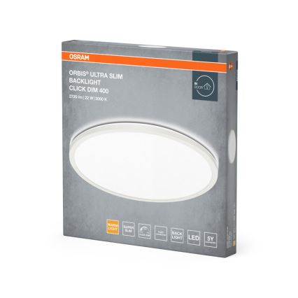 Osram - reguliuojamas LED lubinis šviestuvas ORBIS LED/22W/230V baltas