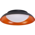 Osram - reguliuojamas LED lubinis šviestuvas ORBIS PLATE LED/19W/230V skersmuo 31 cm oranžinė/juoda