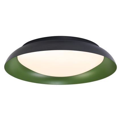 Osram - dimeriuojamas LED lubinis šviestuvas ORBIS PLATE LED/45W/230V, Ø 48 cm, žalia/juoda