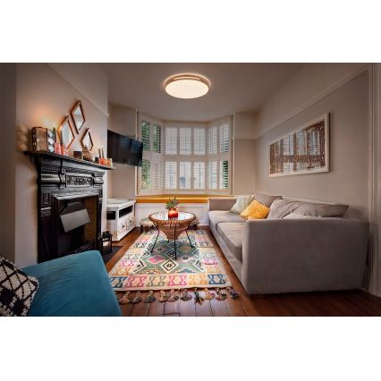 Osram - reguliuojamas LED lubinis šviestuvas ORBIS WOODBURRY LED/16W/230V skersmuo 30 cm