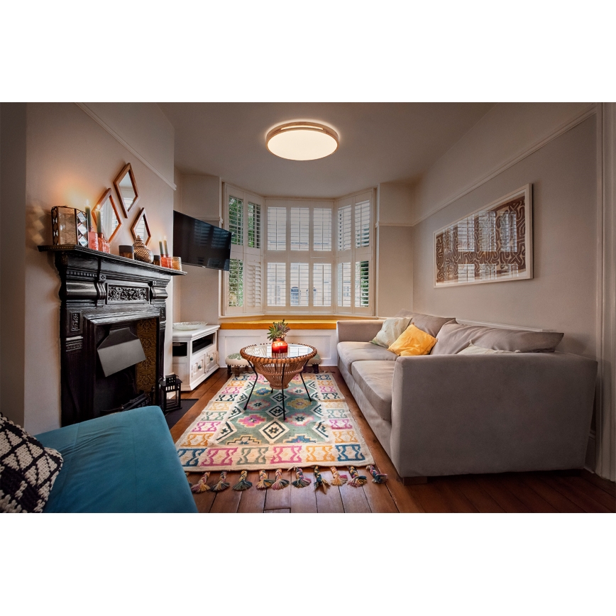 Osram - reguliuojamas LED lubinis šviestuvas ORBIS WOODBURRY LED/16W/230V skersmuo 30 cm