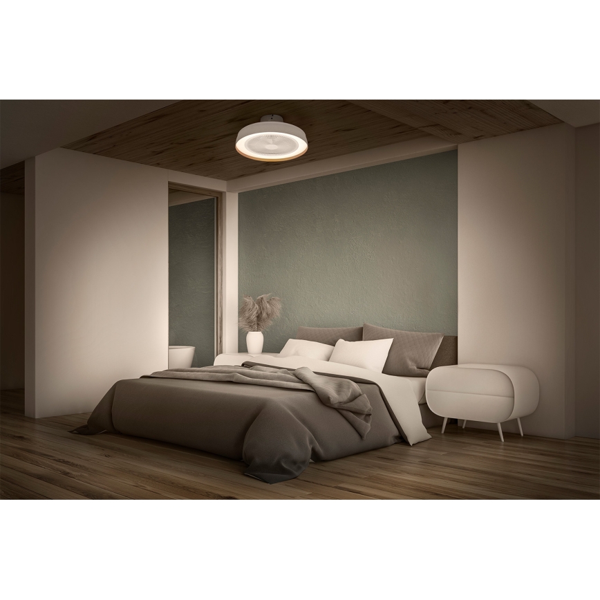 Osram - dimeriuojamas LED lubinis šviestuvas su ventiliatoriumi CEILING FAN LED/49W/230V 2700-6500K balta/auksinė + nuotolinis valdymas