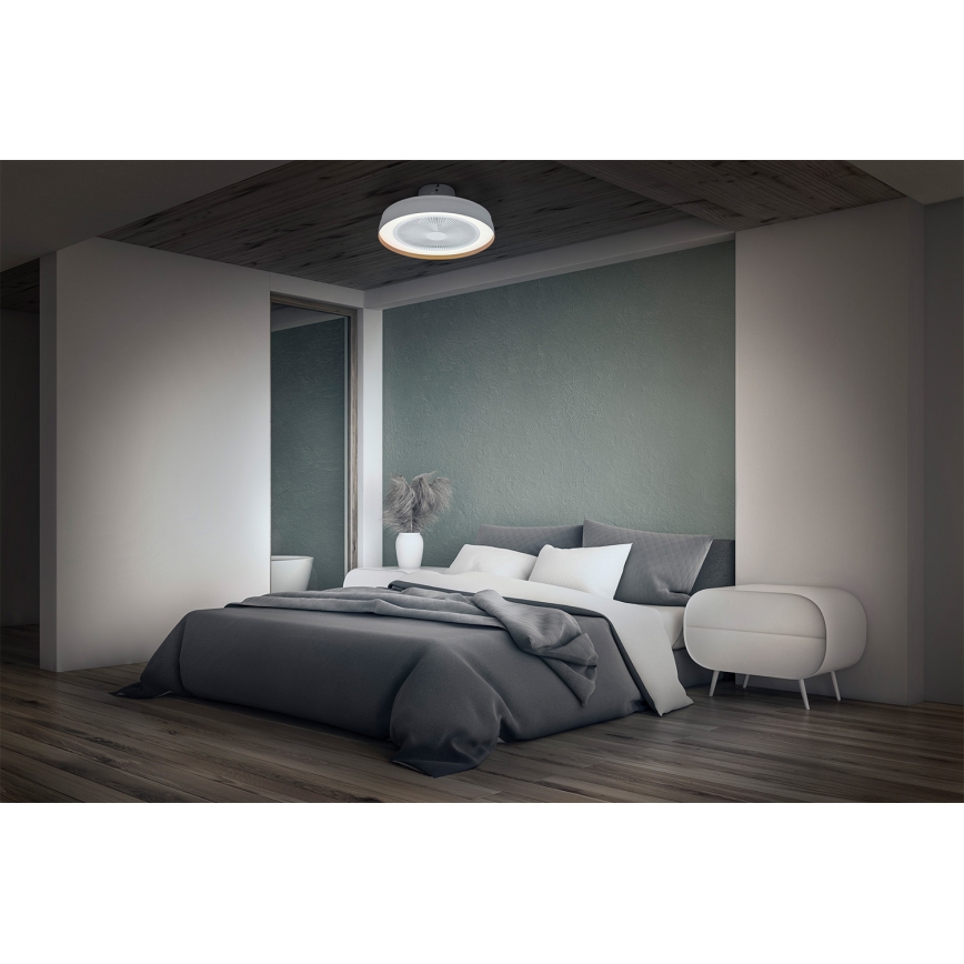 Osram - dimeriuojamas LED lubinis šviestuvas su ventiliatoriumi CEILING FAN LED/49W/230V 2700-6500K balta/auksinė + nuotolinis valdymas