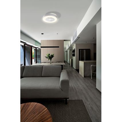 Osram - Reguliuojamas LED lubinis šviestuvas su ventiliatoriumi SMART+ LED/78W/230V 3000-6500K Wi-Fi + nuotolinio valdymo pultas