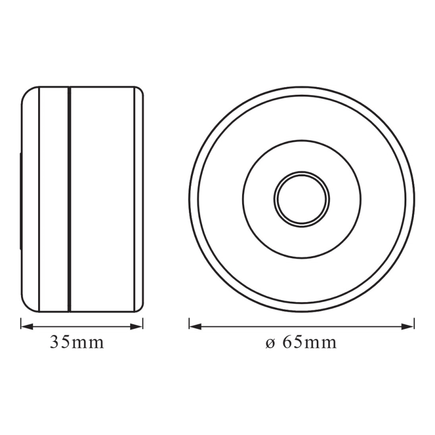 Osram - LED reguliuojamas orientacinis šviestuvas DOT-IT LED/0,45W/5V 500 mAh balta