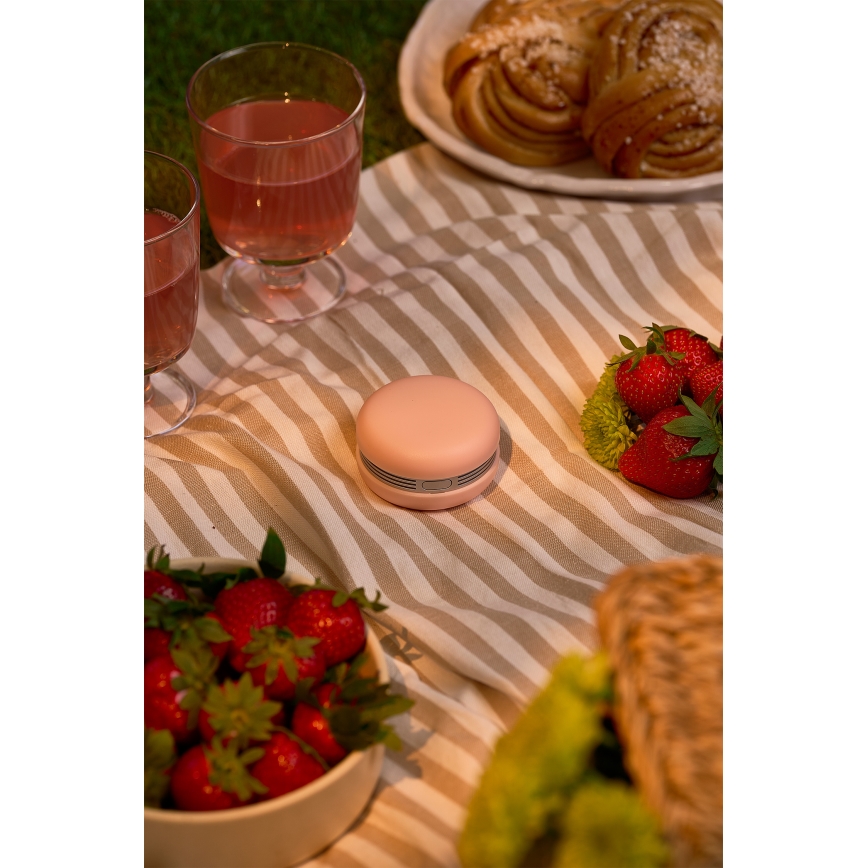 Osram - RGB LED reguliuojamas garsiakalbis SMART+ MACARON LED/1,75W/3,7V 450 mAh rožinis