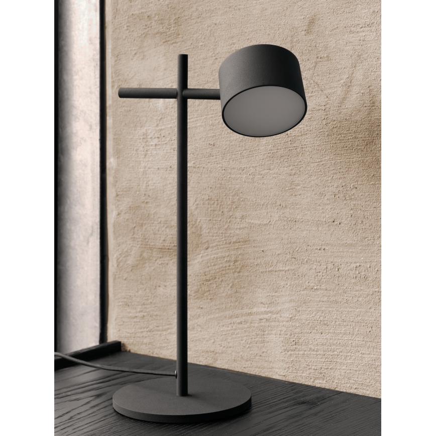 Osram - LED dimeriuojama jutiklinė stalinė lempa DECOR KYOTO LED/12W/230V CRI 90 juoda