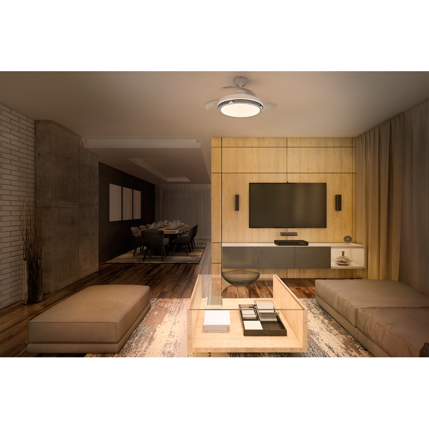 Osram - LED reguliuojamo ryškumo lubinis šviestuvas su ventiliatoriumi LEVECHE LED/36W/230V 3000/4000/6500K + nuotolinis valdymas