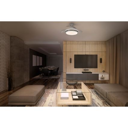 Osram - LED reguliuojamo ryškumo lubinis šviestuvas su ventiliatoriumi LEVECHE LED/36W/230V 3000/4000/6500K + nuotolinis valdymas