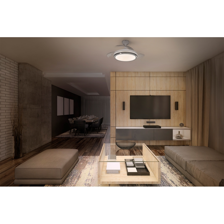 Osram - LED reguliuojamo ryškumo lubinis šviestuvas su ventiliatoriumi LEVECHE LED/36W/230V 3000/4000/6500K + nuotolinis valdymas