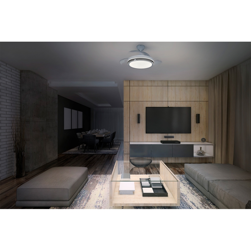 Osram - LED reguliuojamo ryškumo lubinis šviestuvas su ventiliatoriumi LEVECHE LED/36W/230V 3000/4000/6500K + nuotolinis valdymas