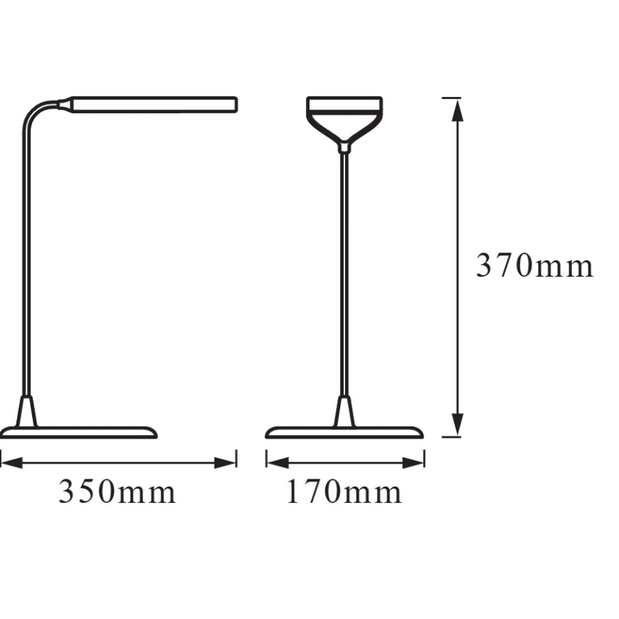Osram - reguliuojamas stalinis LED šviestuvas PANAN LED/5W/5V