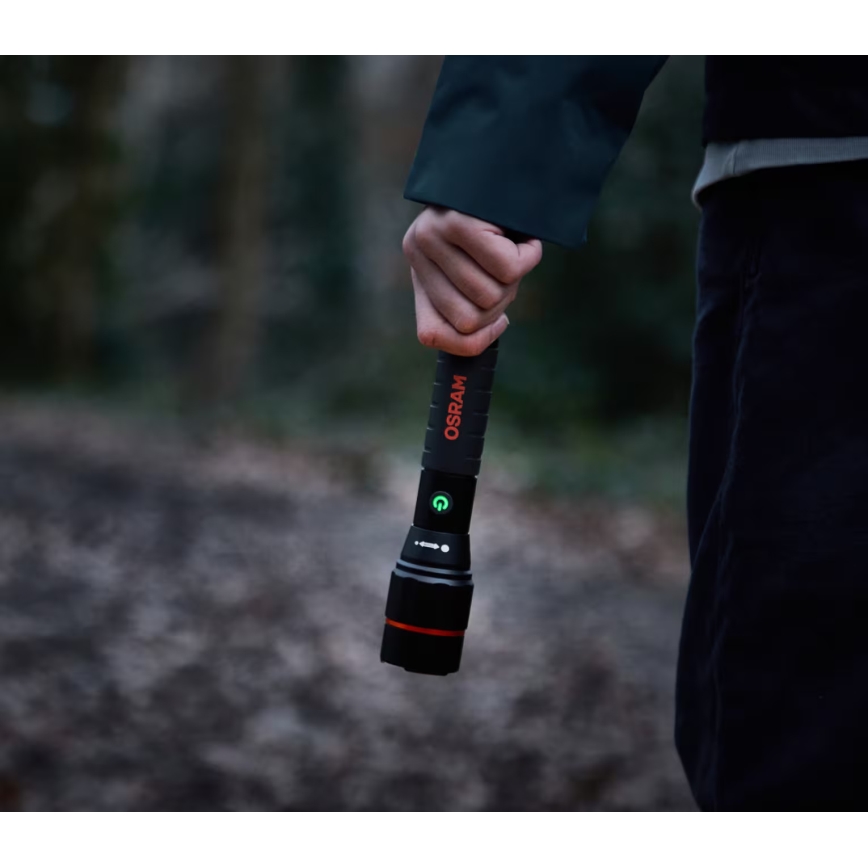Osram - LED reguliuojamo ryškumo įkraunamas žibintuvėlis LEDINSPECT PRO TORCH 1200 LED/13W/3,6V 4000 mAh IP44