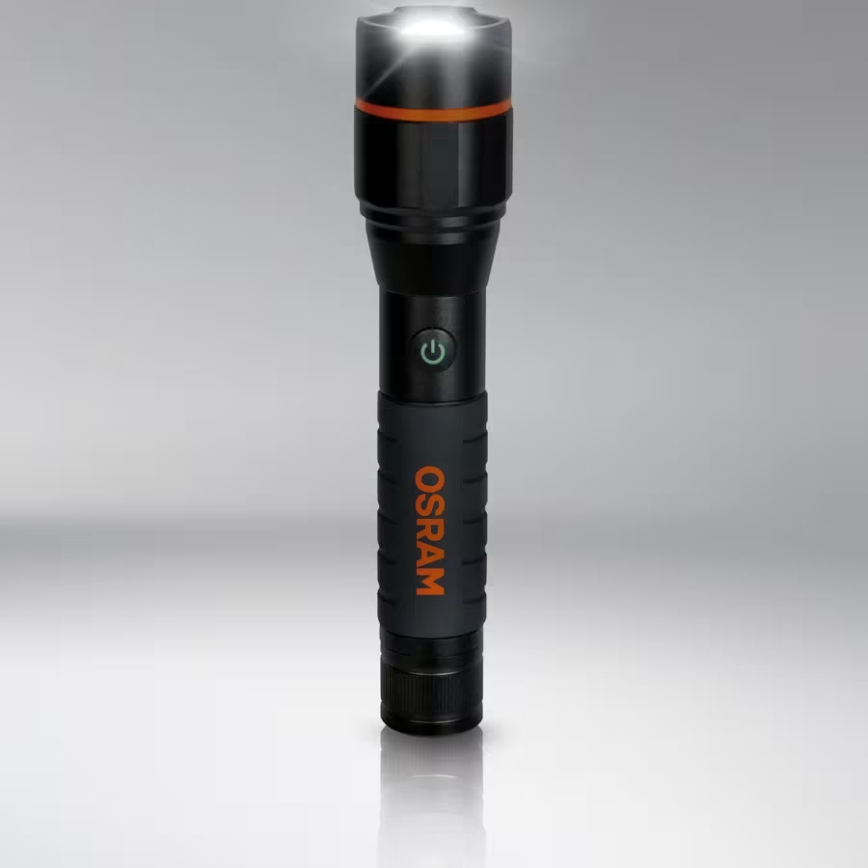 Osram - LED reguliuojamo ryškumo įkraunamas žibintuvėlis LEDINSPECT PRO TORCH 1200 LED/13W/3,6V 4000 mAh IP44