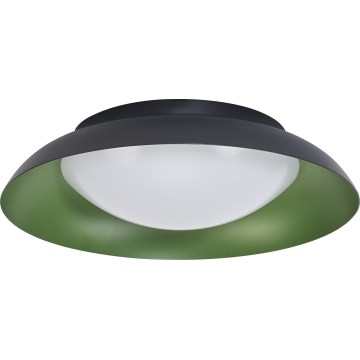 Osram - Reguliuojamo ryškumo LED lubinis šviestuvas ORBIS PLATE LED/19W/230V skersmuo 31 cm žalia/juoda