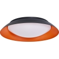 Osram - reguliuojamo ryškumo LED lubinis šviestuvas ORBIS PLATE LED/45W/230V, skersmuo 48 cm, oranžinė/juoda