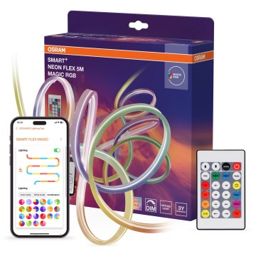 Osram - RGB LED reguliuojama lauko juosta SMART+ MAGIC 5m LED/24W/230V IP44 Wi-Fi+ nuotolinis valdymas