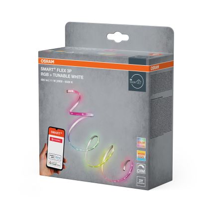 Osram - RGB+TW SMART+ FLEX reguliuojama LED juosta 1,8m LED/11W/230V 2000-6500K
