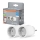 Osram - Rinkinys 2x išmanieji lizdai SMART+ MATTER SCHUKO 2300W/230V/10A Wi-Fi, balti