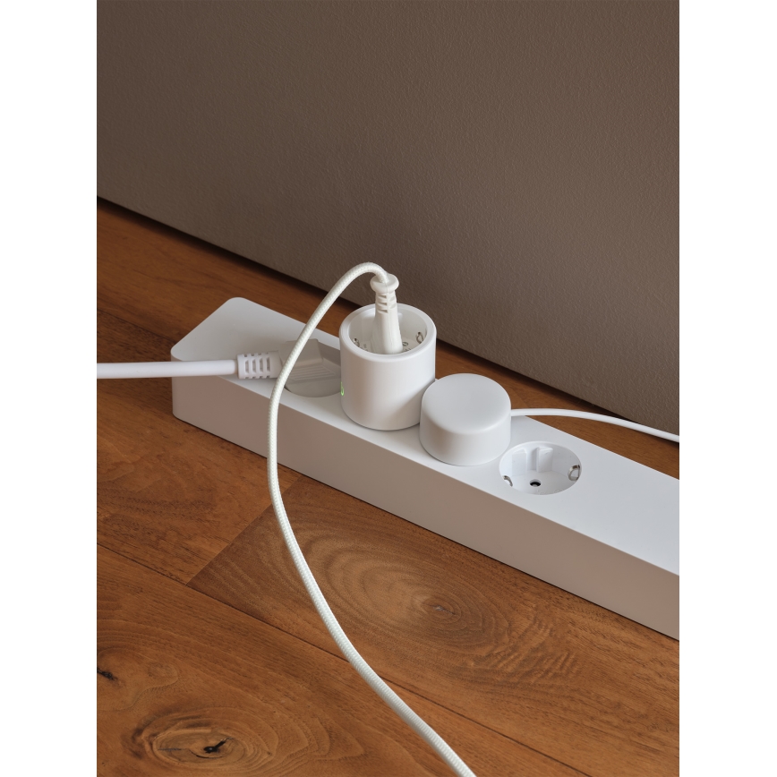 Osram - Rinkinys 2x išmanieji lizdai SMART+ MATTER SCHUKO 2300W/230V/10A Wi-Fi, balti