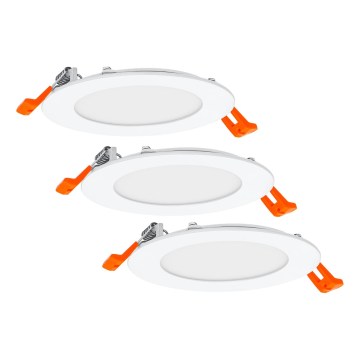 Osram - Rinkinys 3 vnt. įleidžiami SPOT LED šviestuvai 8W/230V 3000K, skersmuo 12 cm, balti