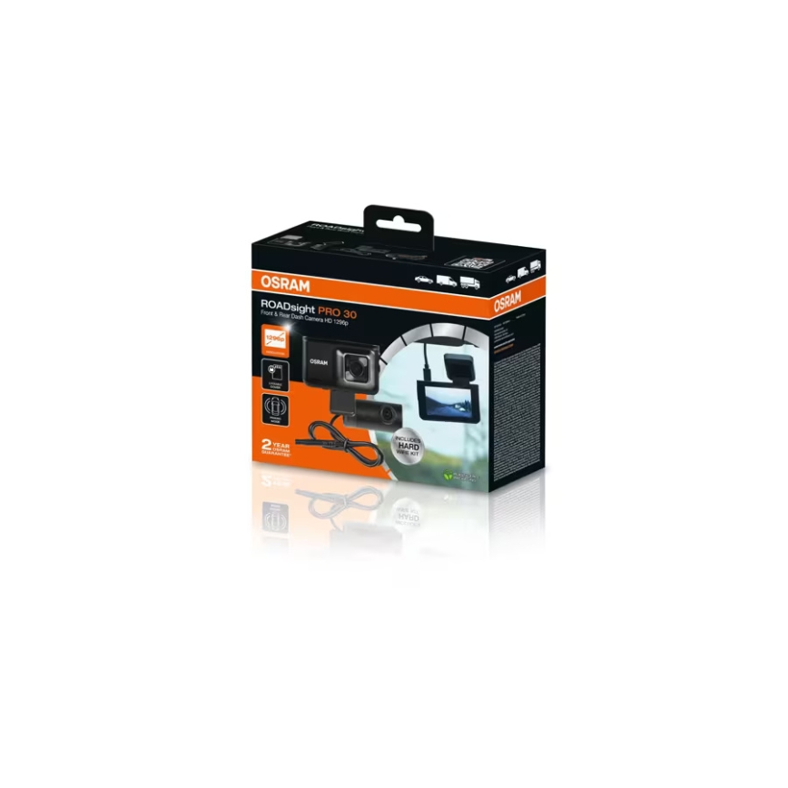 Osram - ROADSIGHT PRO 30 automobilinė vaizdo kamera Full HD 1080p 12/24V